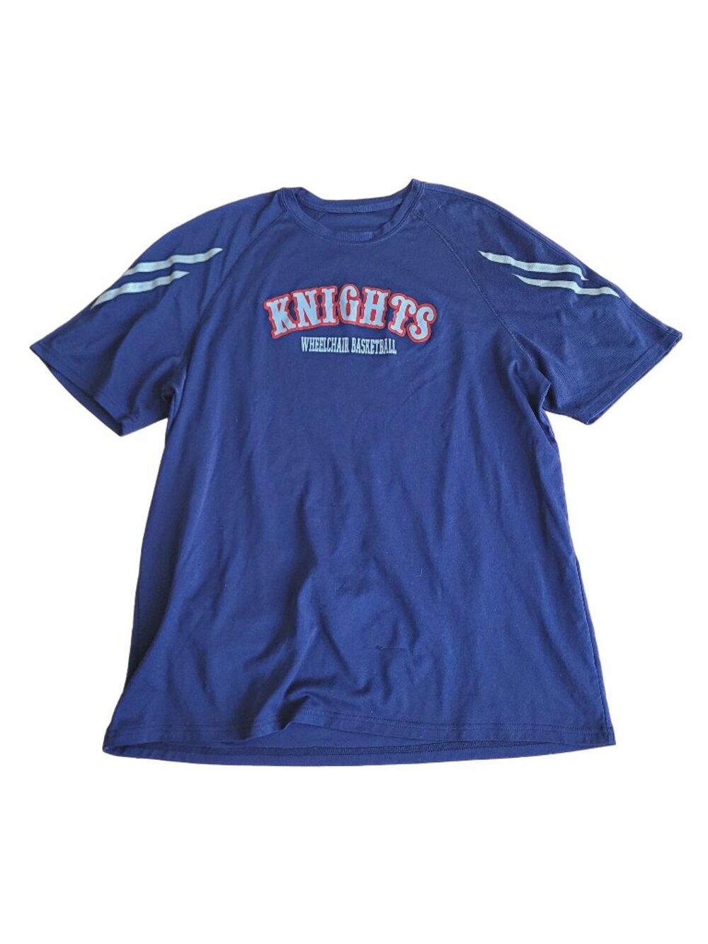Knights Winchester Men's Navy Blue Sports Soccer Basketball Graphic T-Shirt